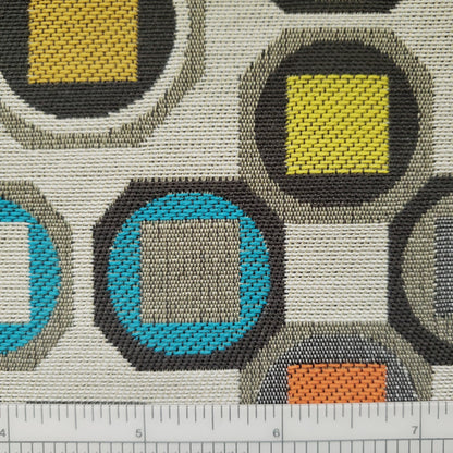 Octagon Tiles in Brights Fabric