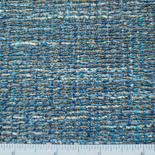 Spring Rain Tweedy Fabric