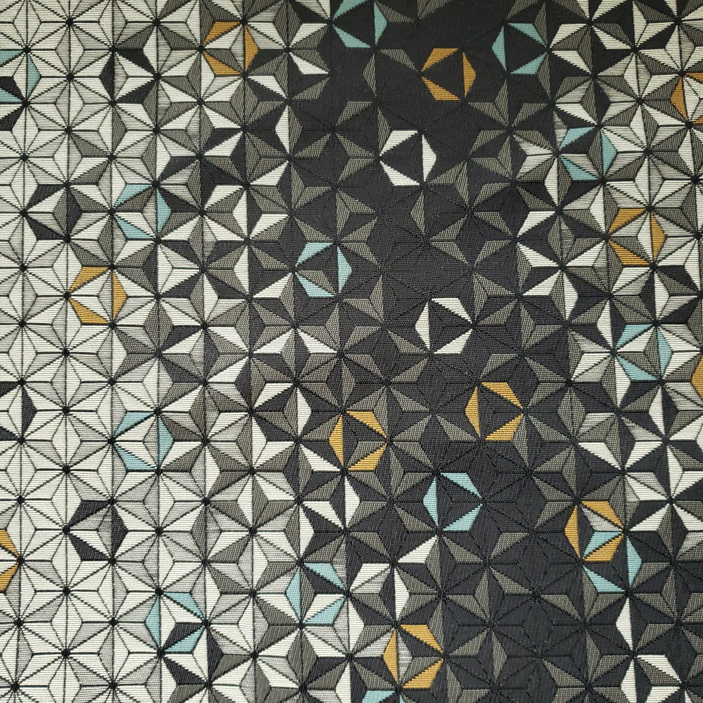 Bright Star in Dark Gray Fabric