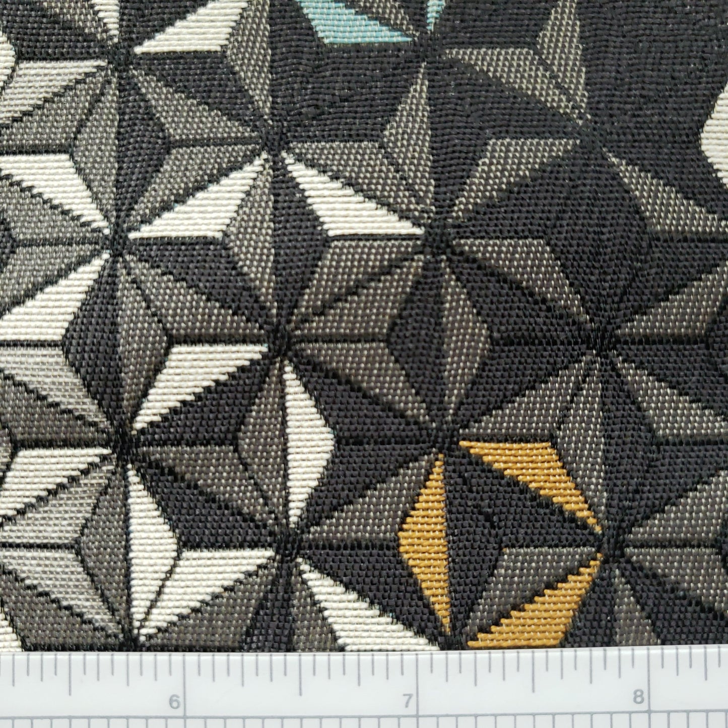 Bright Star in Dark Gray Fabric