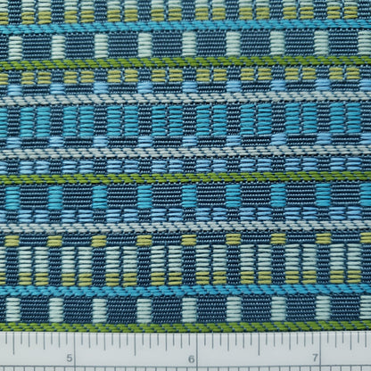 Dots and Dashes in Ocean Fabric