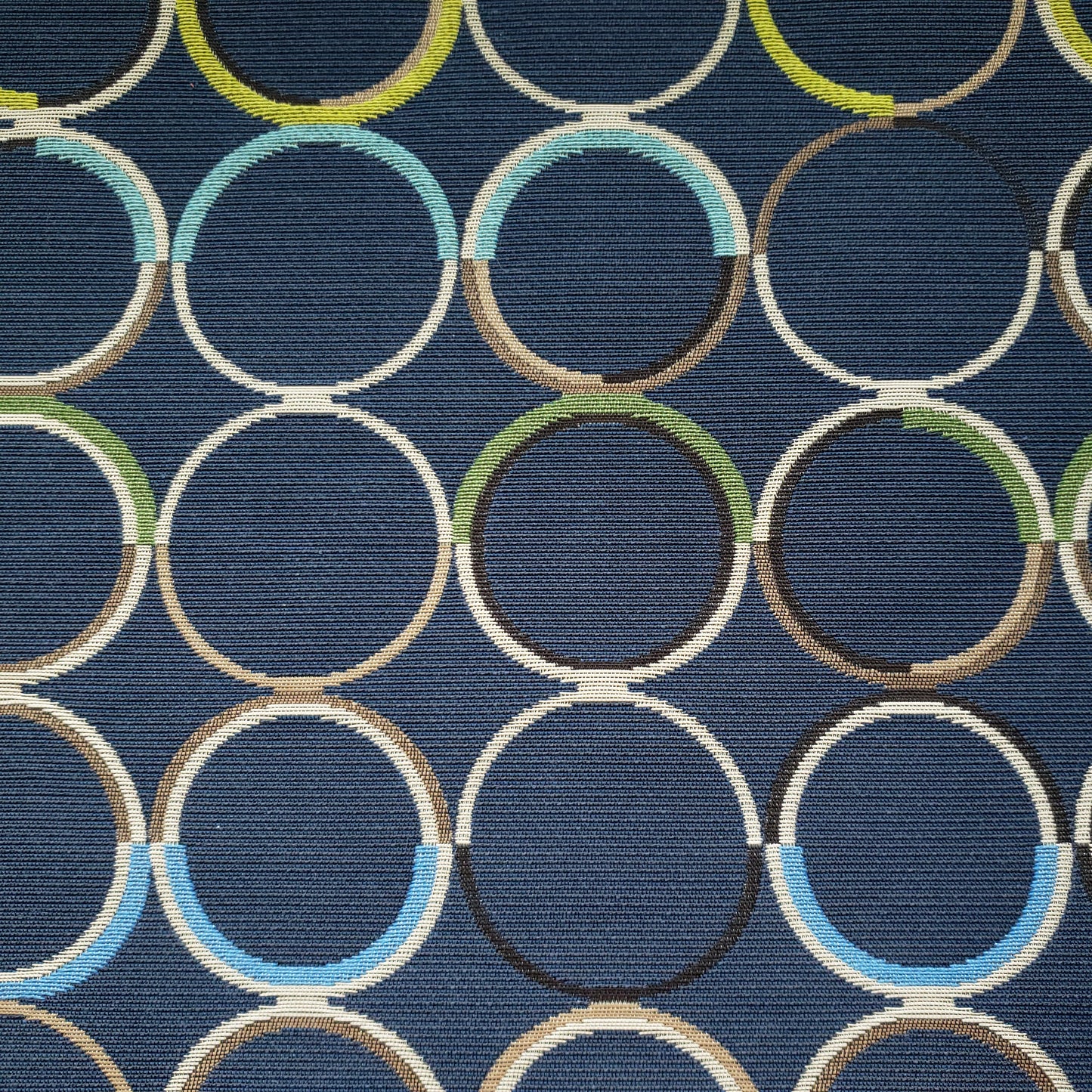 Pinball Blue Fabric