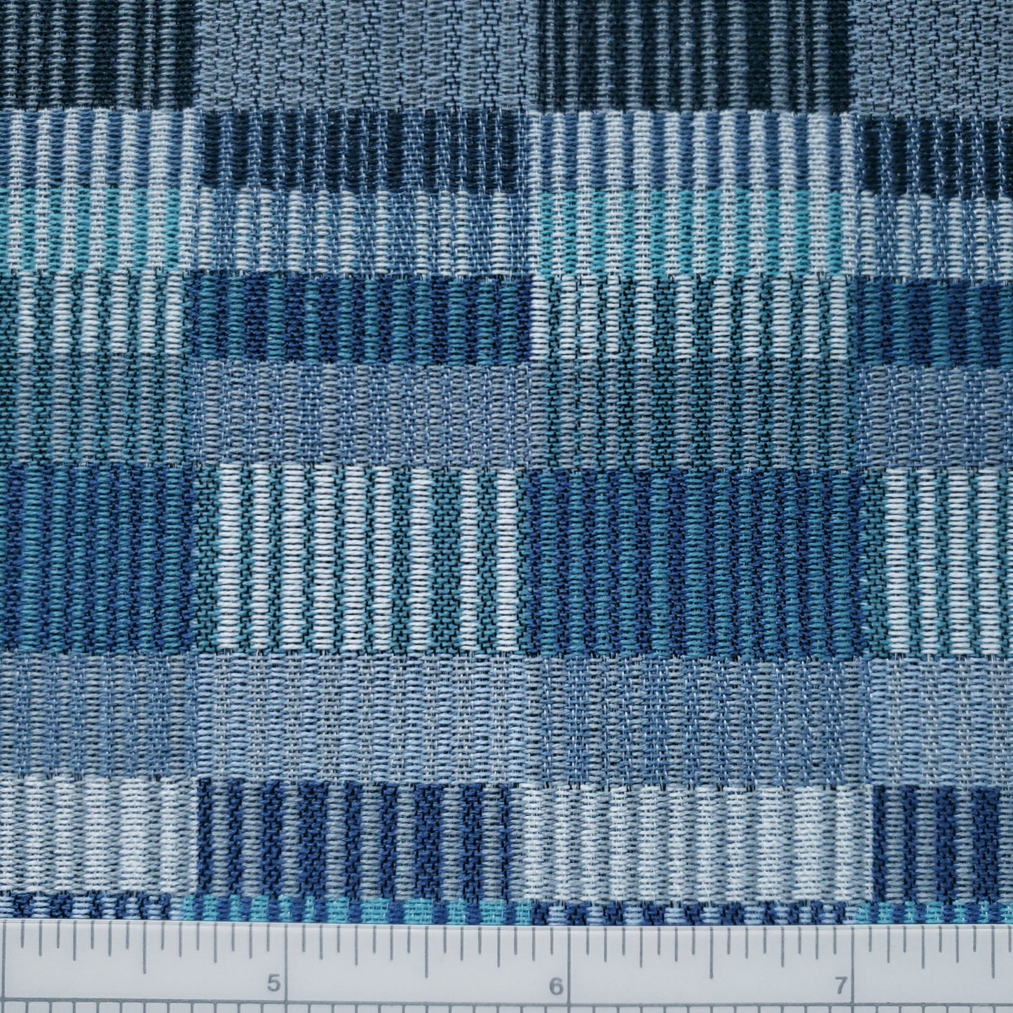 Blue Blocks Fabric