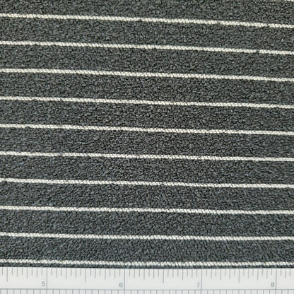 Charcoal Pinstripe Fabric