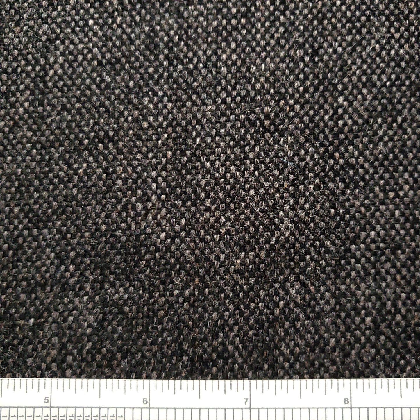 Gray Suit Checked Wool Fabric