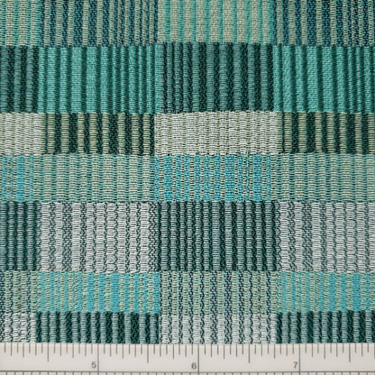 Aqua Blocks Fabric